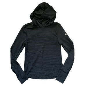 NIKE Women's Textured Running Hoody Black Size Small